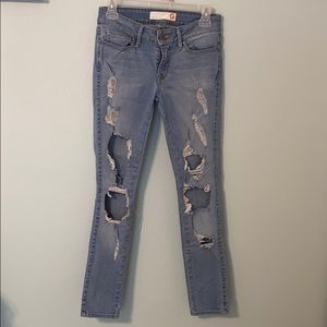 Medium Wash, G by Guess Ripped Jeans